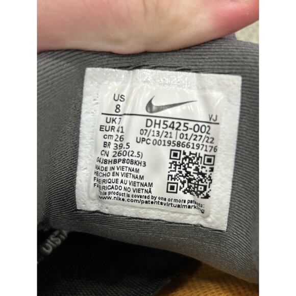 NIKE DH5425-002 Zoom X Invincible Iron Grey Mens 8 PREOWNED - Picture 6 of 9